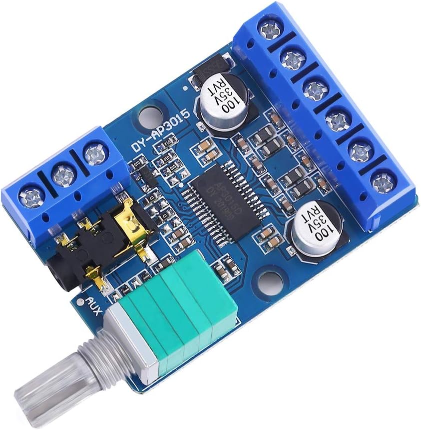 30w 音频扩音板 双通道 dc 8-24v 大功率立体声数字放大器模块扬声器